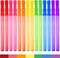Bubble Wand, 14" Big Bubble Wand Set(14 Pack 7 Colour), Non-toxic Smelless Bubble Toy For Kids Child Birthday Party